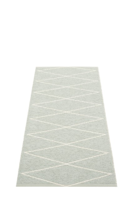 Tapis MAX Pappelina, design graphique moderne avec une élégance intemporelle, fabriqué en PVC suédois de haute qualité.