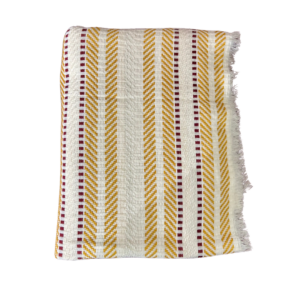 Plaid Arroz Rayé 150x220 cm de Maison Sarah Lavoine, au design élégant et moderne, avec des rayures délicates pour une touche de confort et de style dans votre intérieur.