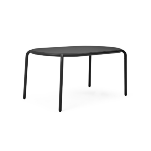 Table Toni 6 personnes Fatboy anthracite, table design moderne pour extérieur, mobilier contemporain.