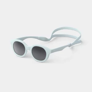 Lunettes de soleil enfant bleu pâle, protection UV 100%, style rétro