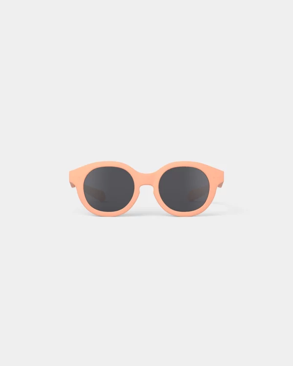 Lunettes de soleil enfant abricot, protection UV, monture légère, style enfantin