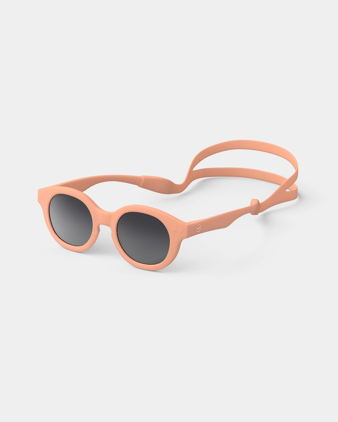 Lunettes de soleil enfant abricot, protection UV, monture légère, style enfantin