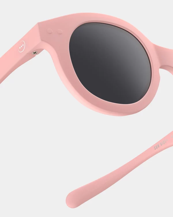 Lunettes de soleil enfant rose, protection UV 100%, style rétro et espiègle