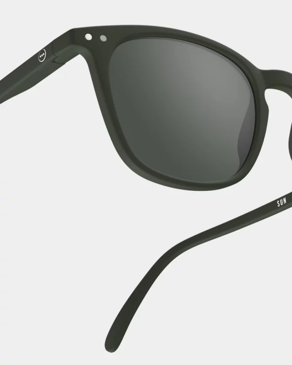 Lunettes de soleil #E SUN vert kaki - Design moderne avec protection UV