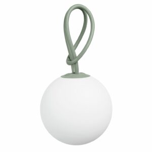 Lampe Bolleke Vert Sauge de Fatboy, lampe transportable et LED pour l'extérieur.