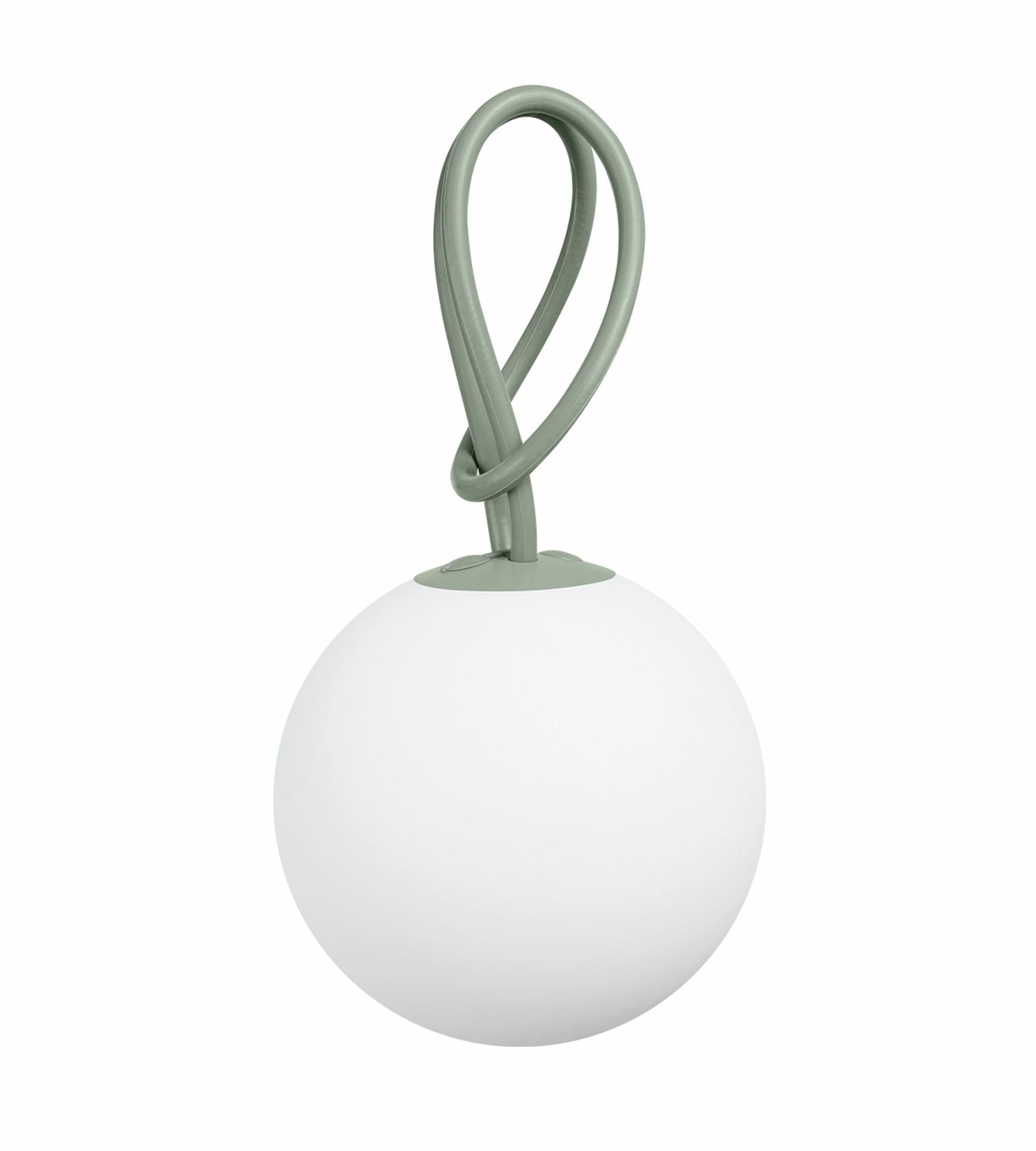Lampe Bolleke Vert Sauge de Fatboy, lampe transportable et LED pour l'extérieur.