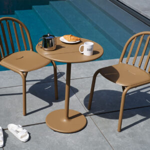 Table de bistrot Fatboy Mocha – Élégante, robuste et idéale pour intérieur et extérieur.