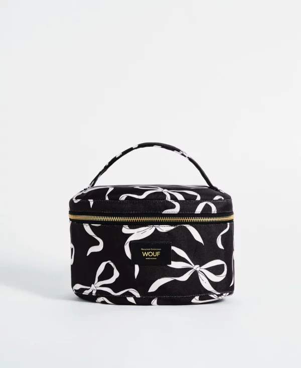 Vanity CARLOTA – Noir | Trousse de Toilette Écoresponsable et Élégante