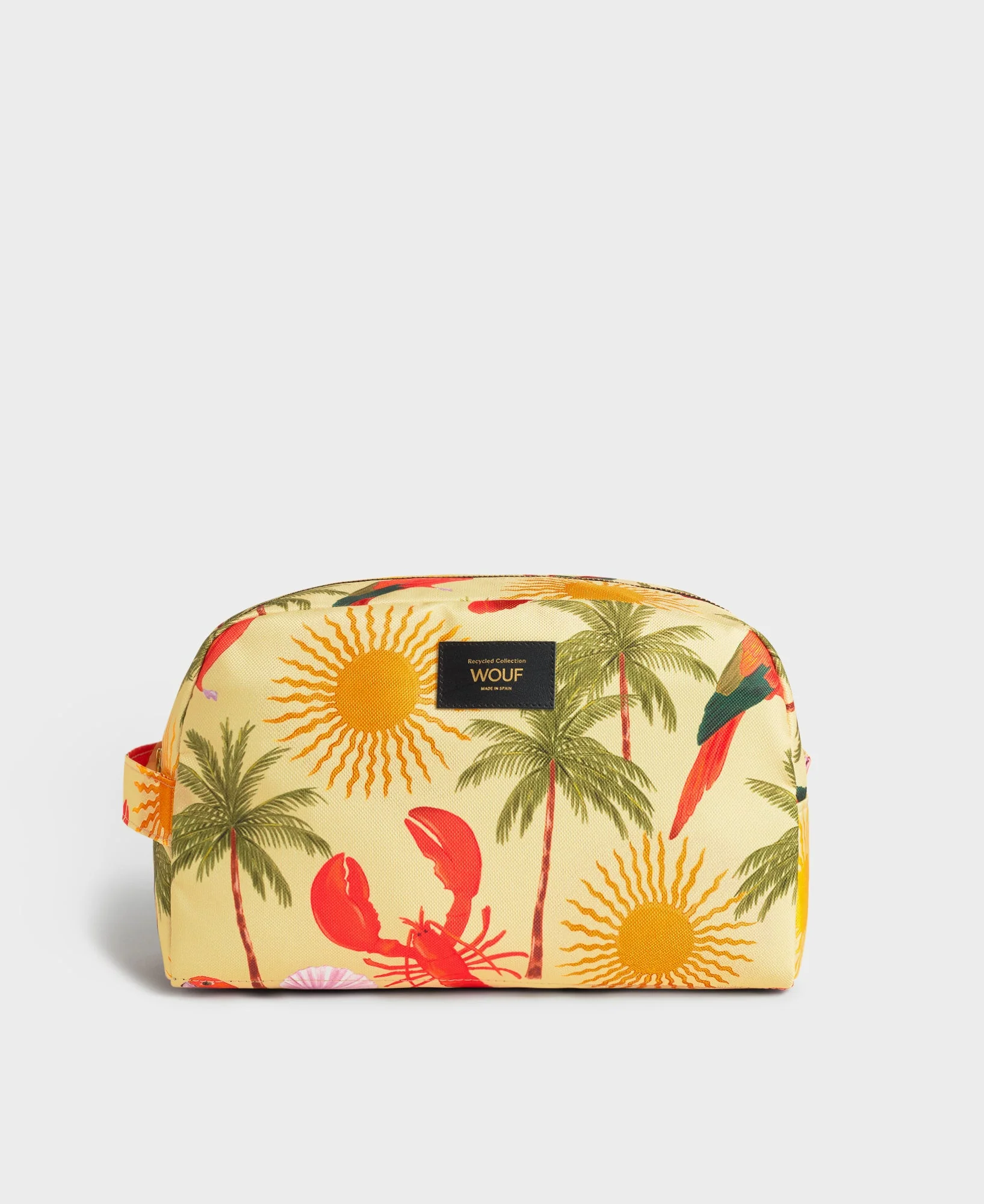 Grande Trousse de Toilette RIO – Jaune | Écoresponsable & Déperlante