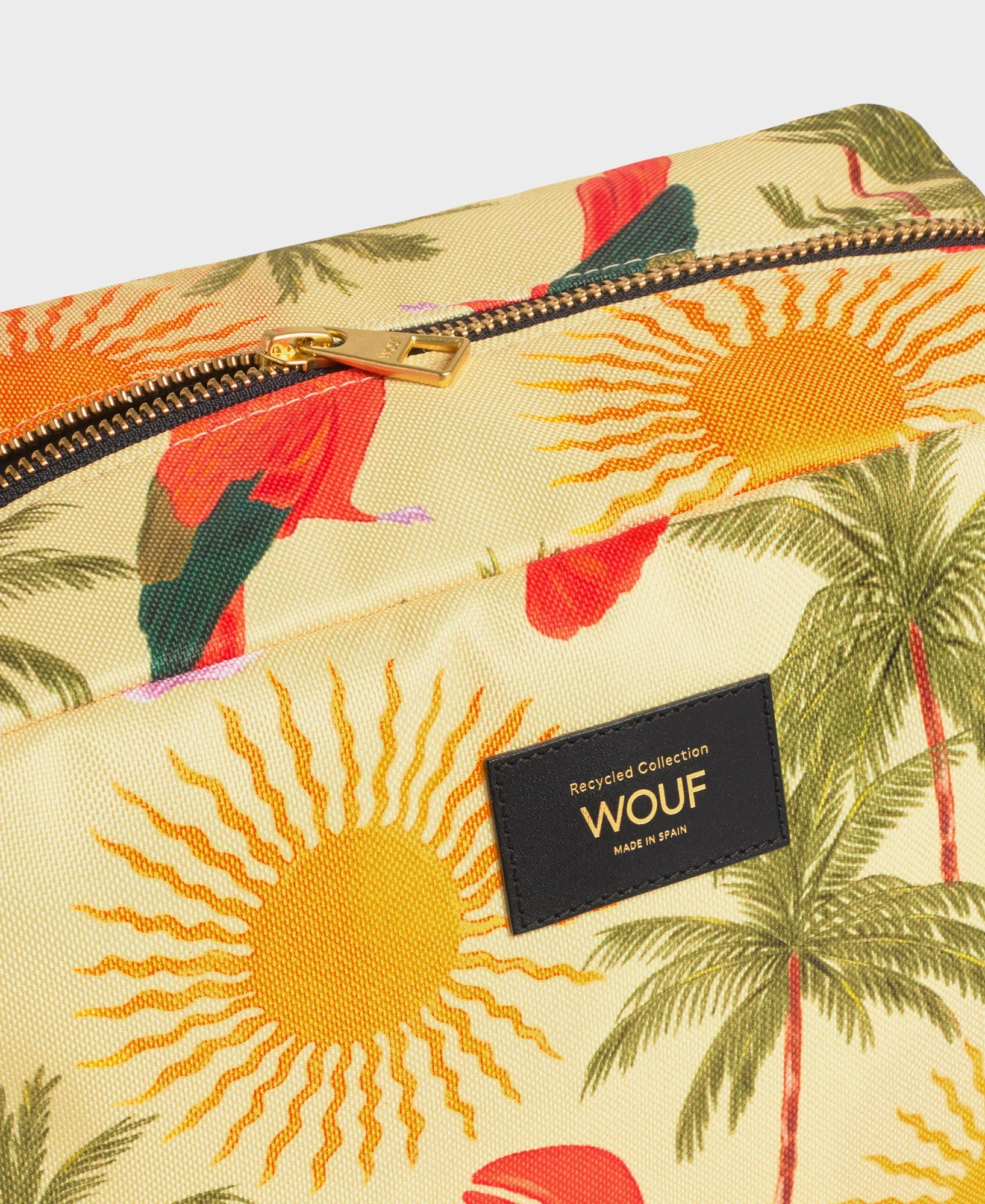 Grande Trousse de Toilette RIO – Jaune | Écoresponsable & Déperlante