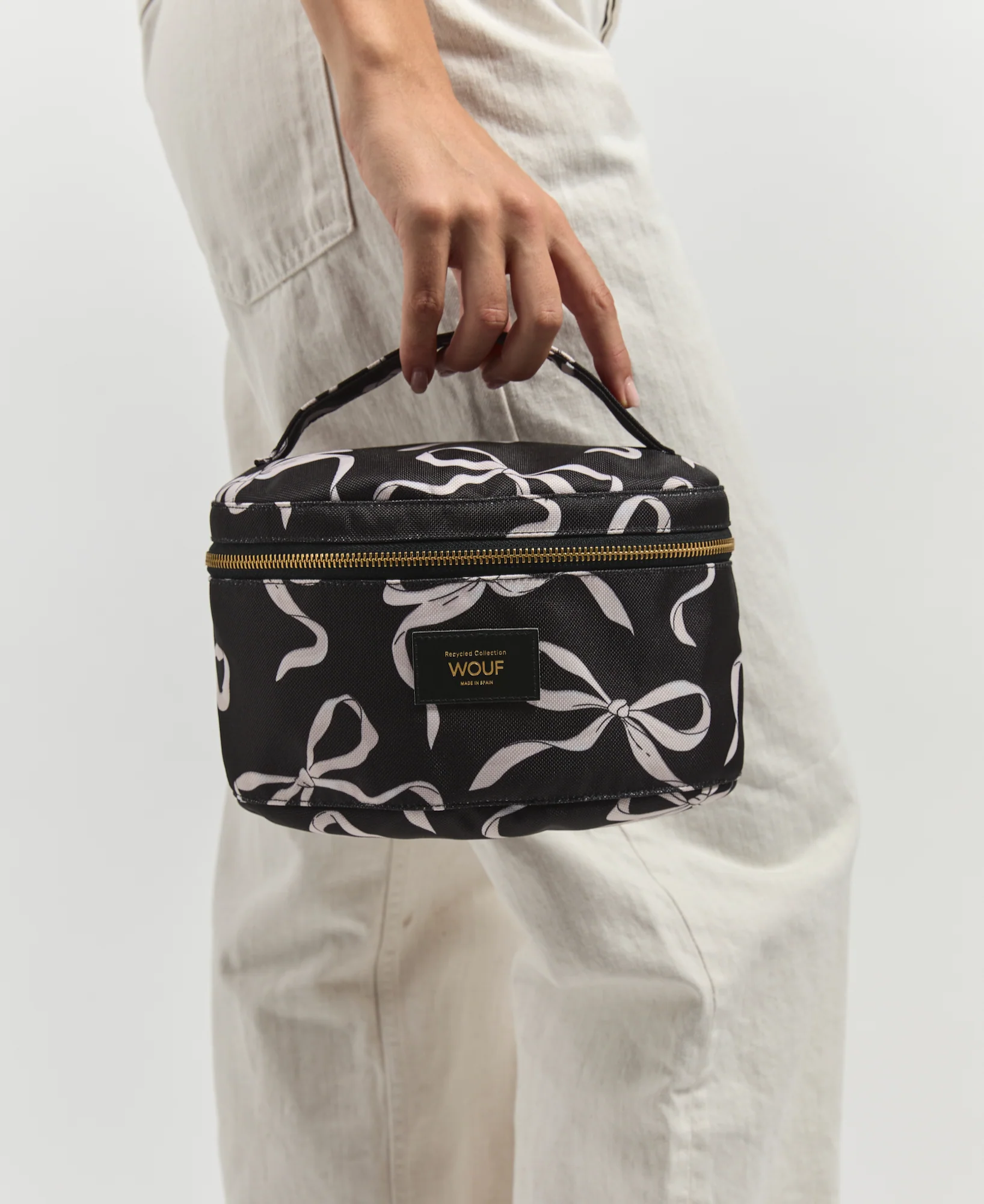Vanity CARLOTA – Noir | Trousse de Toilette Écoresponsable et Élégante