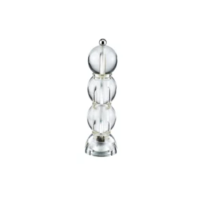 Moulin à sel ou poivre Bobbin 24 cm en coloris blanc glacé, élégant et contemporain, design Addison Ross.