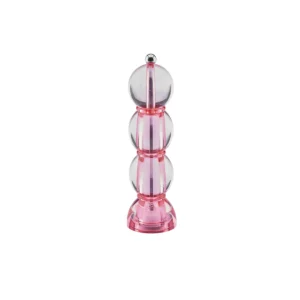 Moulin à sel ou poivre Bobbin 24 cm en coloris rose glacé, design moderne Addison Ross, élégant et fonctionnel.