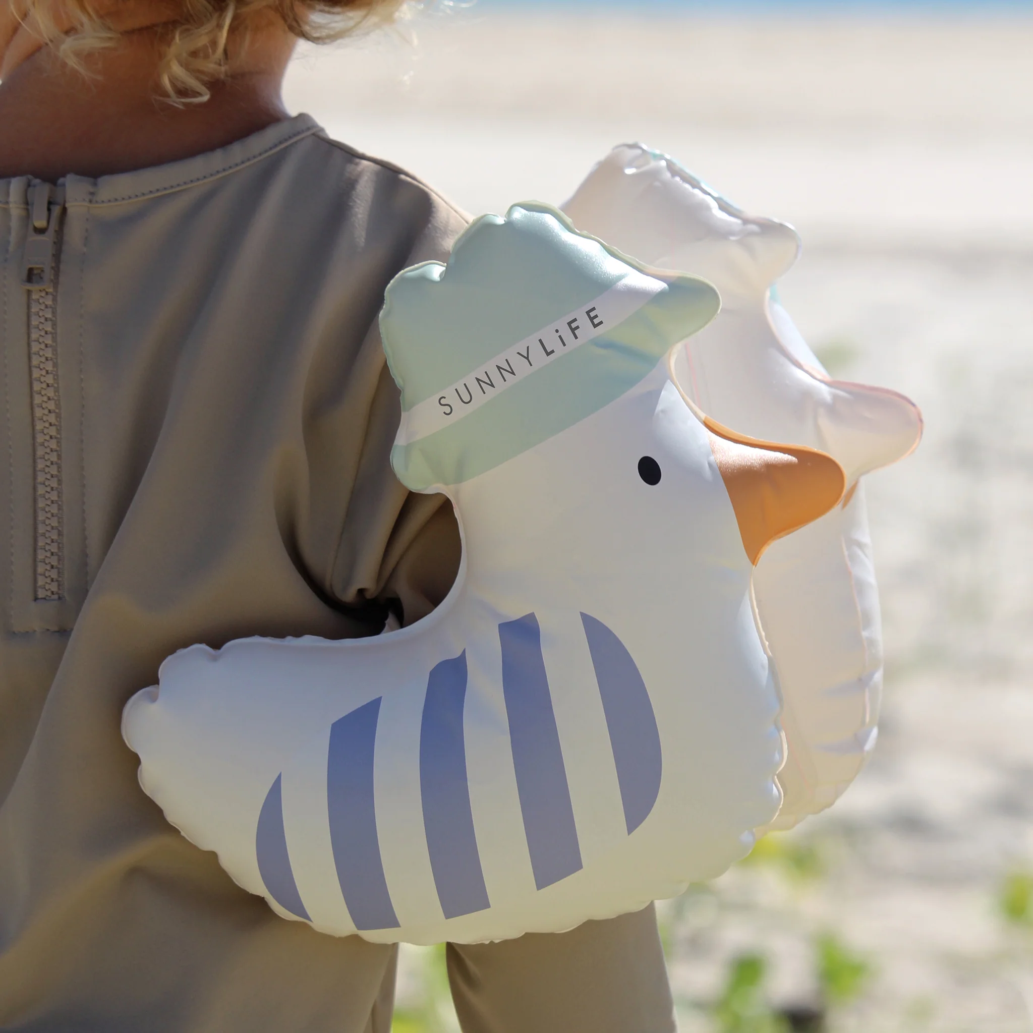 Brassards gonflables enfant motif mouette pour l’apprentissage de la natation – 3 à 6 ans