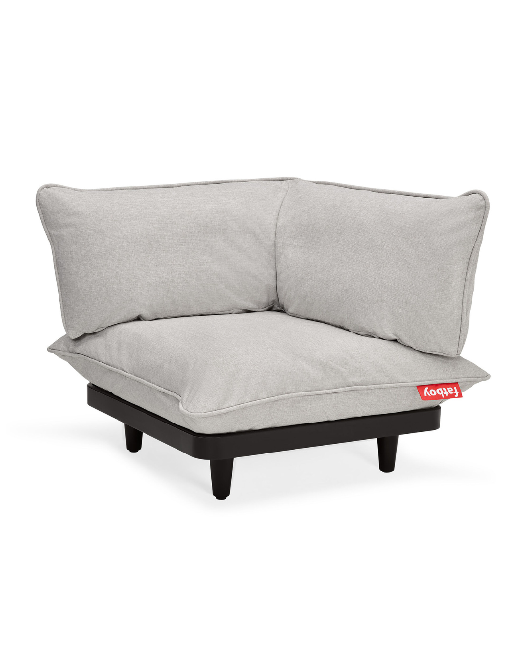 Fauteuil d’angle modulable Paletti Fatboy gris pour salon d’extérieur