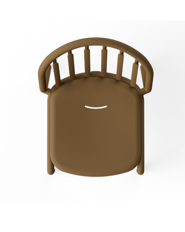 Lot de 2 chaises de jardin empilables Fred’s Chair en aluminium marron par Fatboy