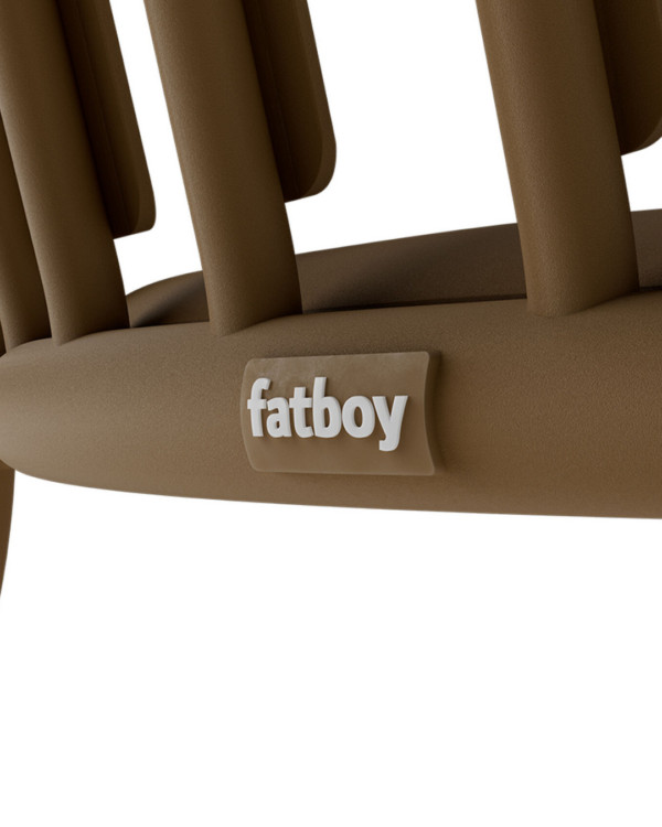 Lot de 2 chaises de jardin empilables Fred’s Chair en aluminium marron par Fatboy