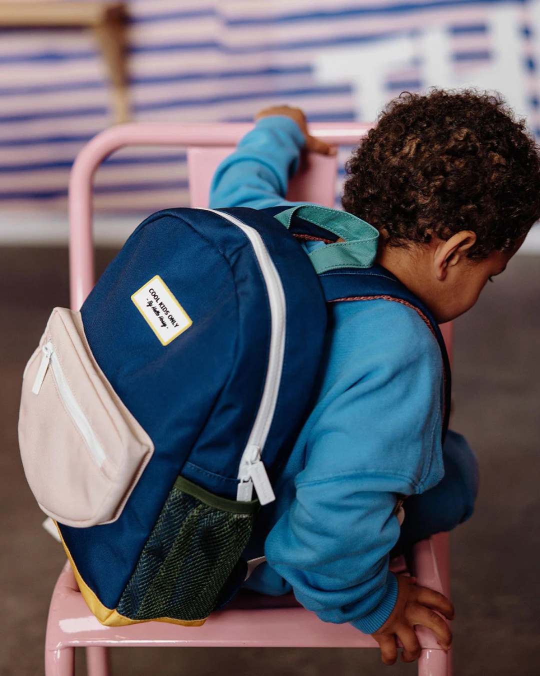 Sac Mini Dark Blue – Le cartable enfant stylé, léger et éco-responsable