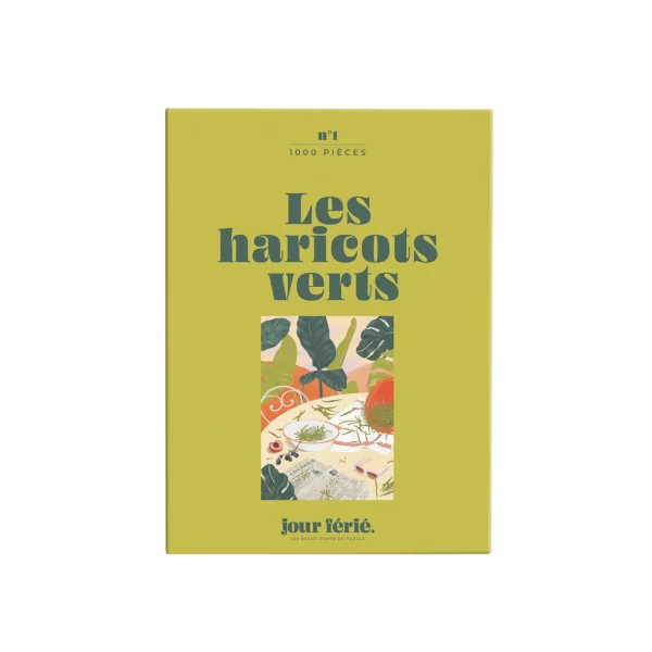 Puzzle Les haricots verts – 1000 pièces – Jour Férié – design humoristique écoresponsable