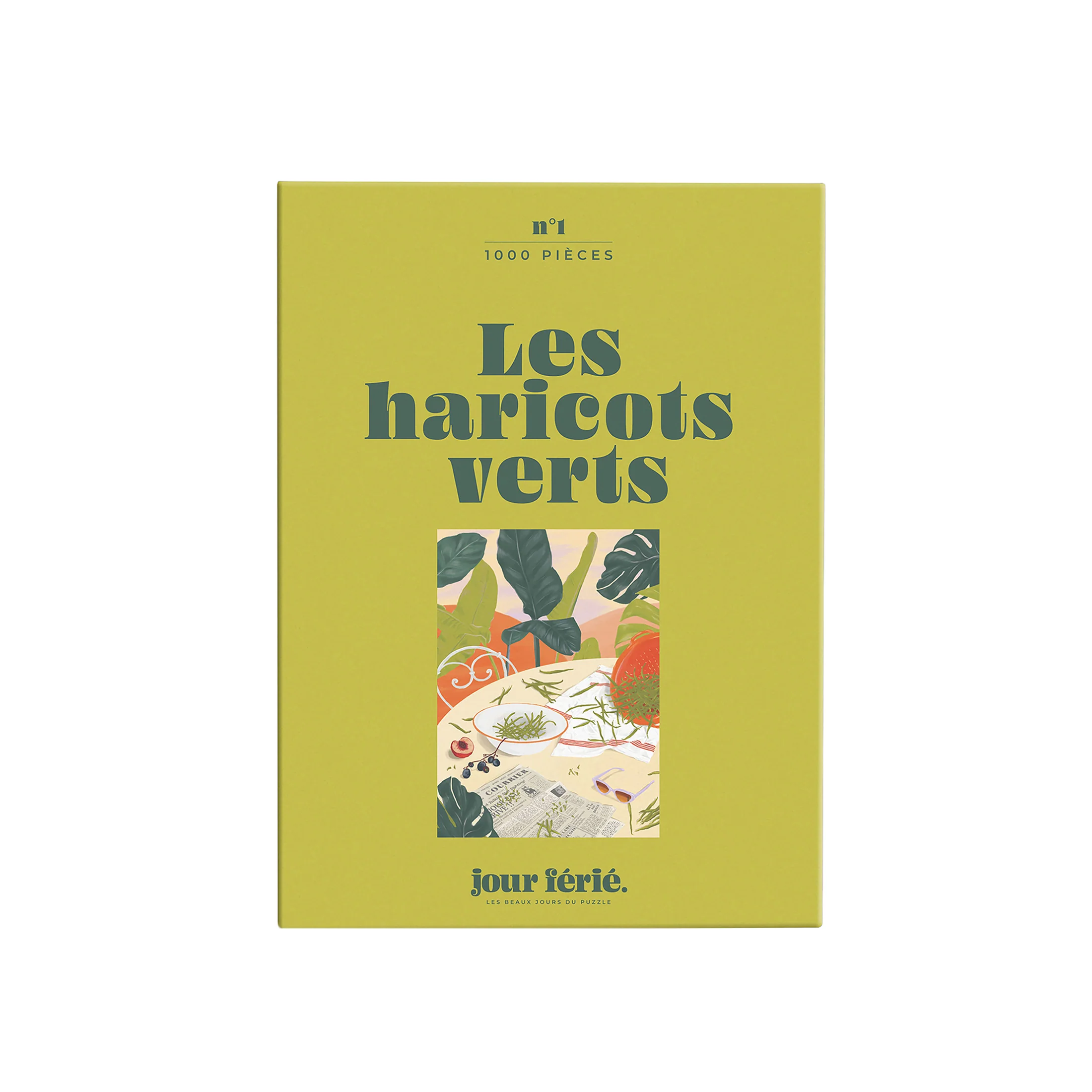 Puzzle Les haricots verts – 1000 pièces – Jour Férié – design humoristique écoresponsable