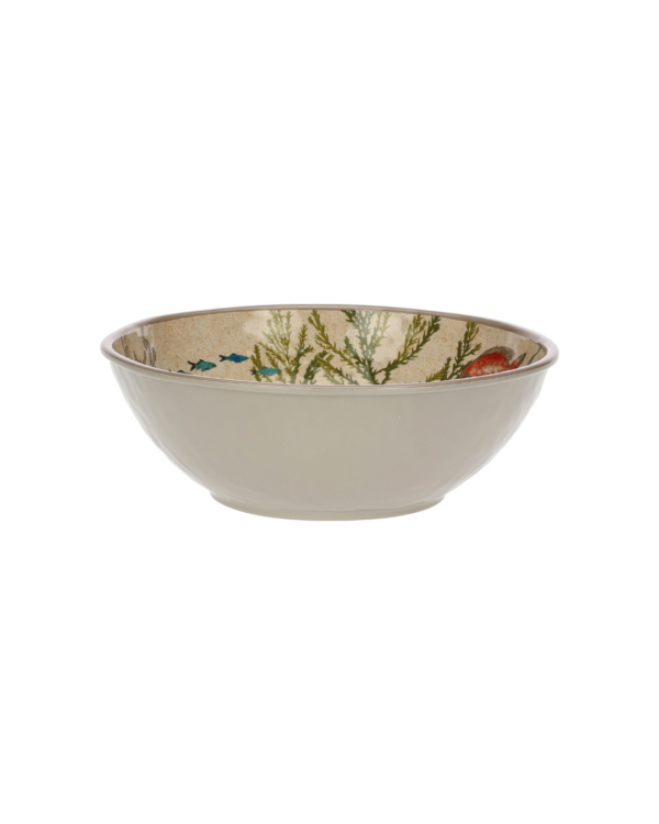 Saladier en mélamine Sea Life 28 cm – motif marin, léger et résistant