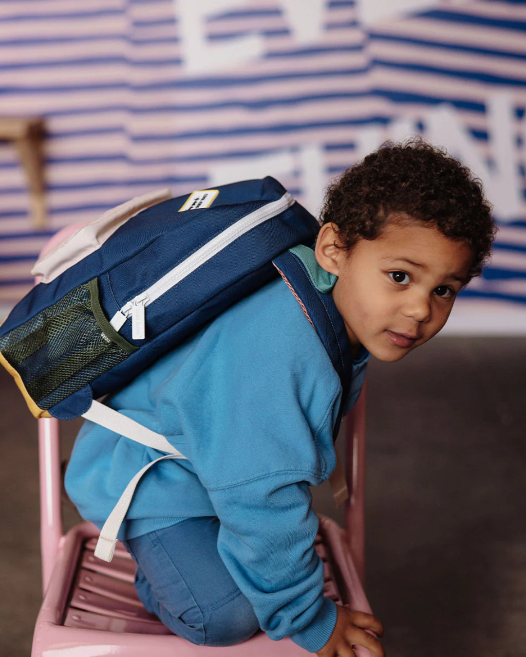 Sac Mini Dark Blue – Le cartable enfant stylé, léger et éco-responsable