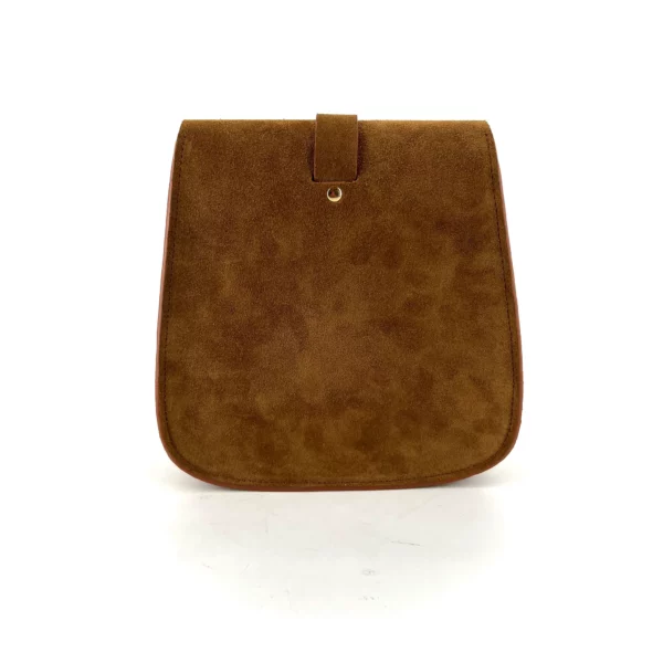 Sac Le Sab Barbier en velours Tobacco, boucle serpent, made in France – Herbert Frère Sœur