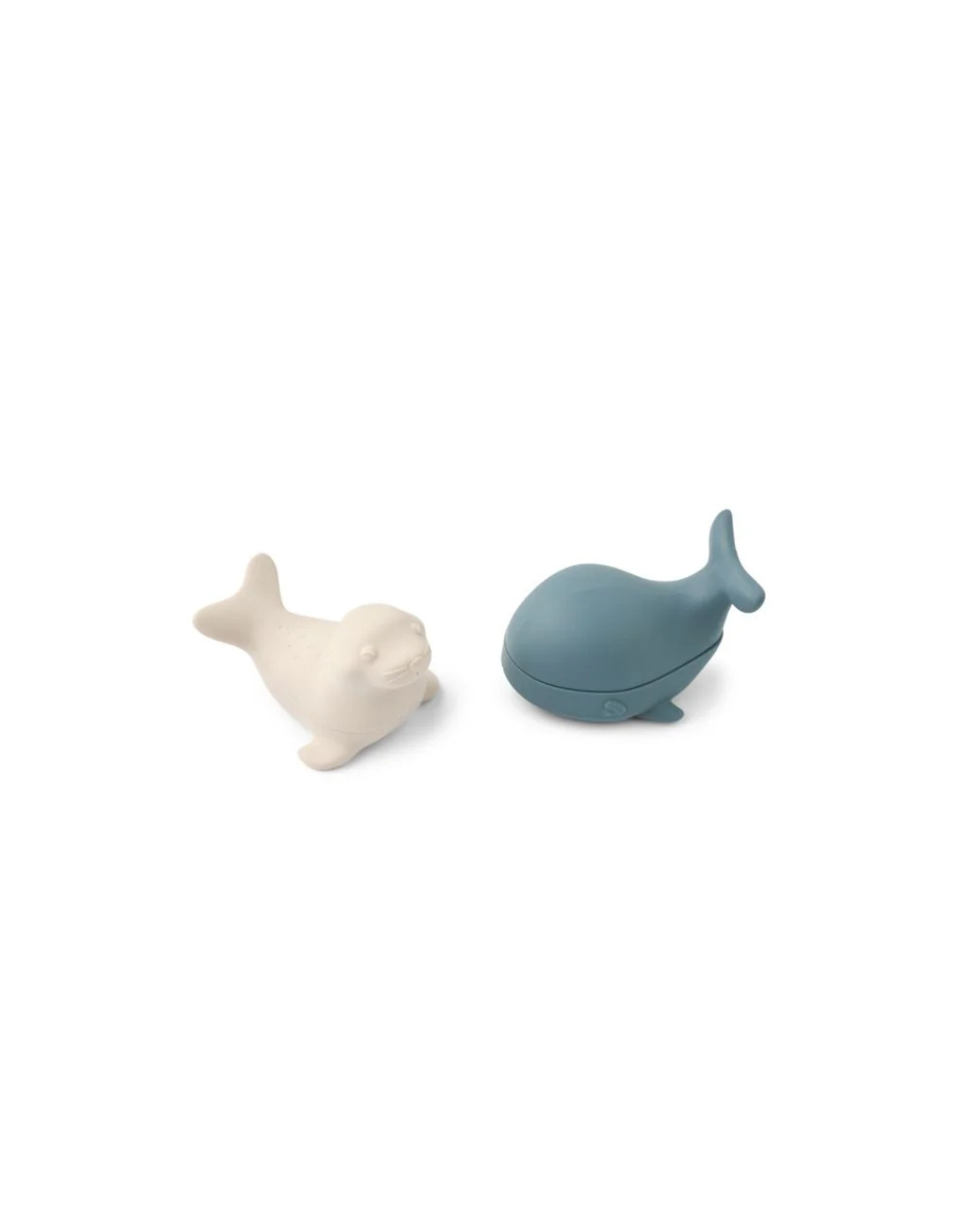 Jouets de bain flottants en silicone – Baleine et phoque DUNCAN – Compagnons ludiques pour l’heure du bain de bébé