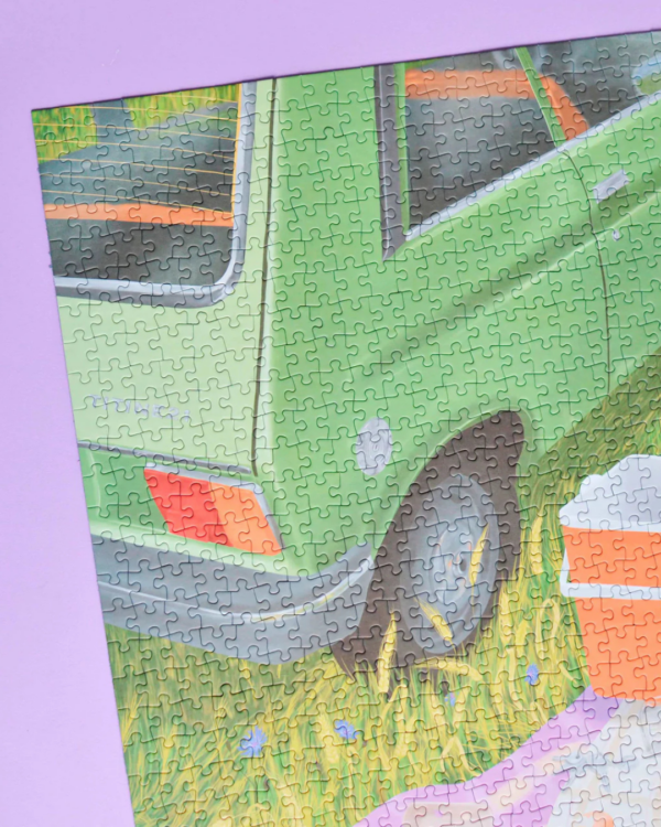 Puzzle 1000 pièces Le Casse-Croûte – Évasion champêtre Made in France