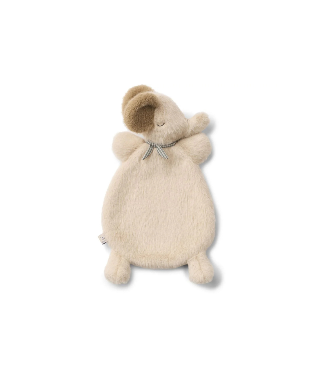 Doudou éléphant ROY en peluche douce certifiée GRS, compagnon de sommeil pour bébé