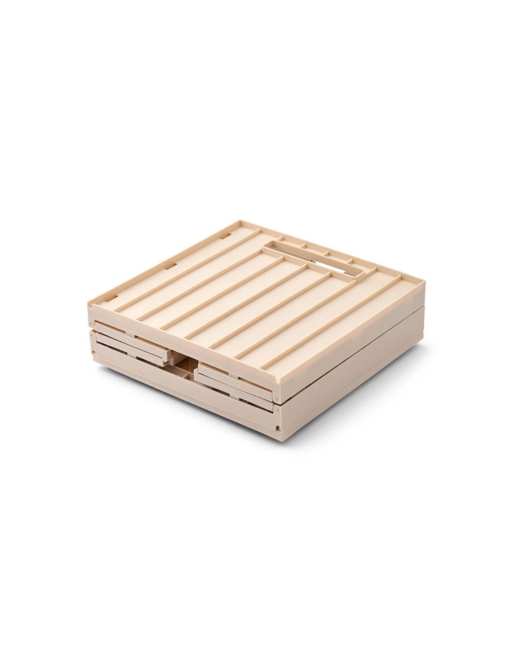 Boîte de rangement ELIJAH cube avec couvercle, en plastique recyclé, empilable et pliable – Idéale pour jouets et rangement maison