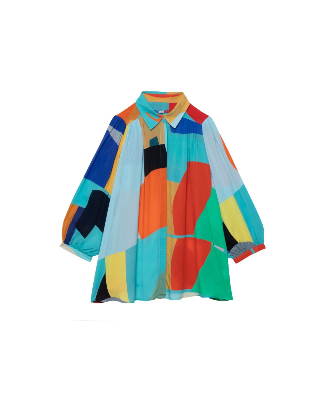 Blouse Chess Player Jade – Élégance fluide et série limitée