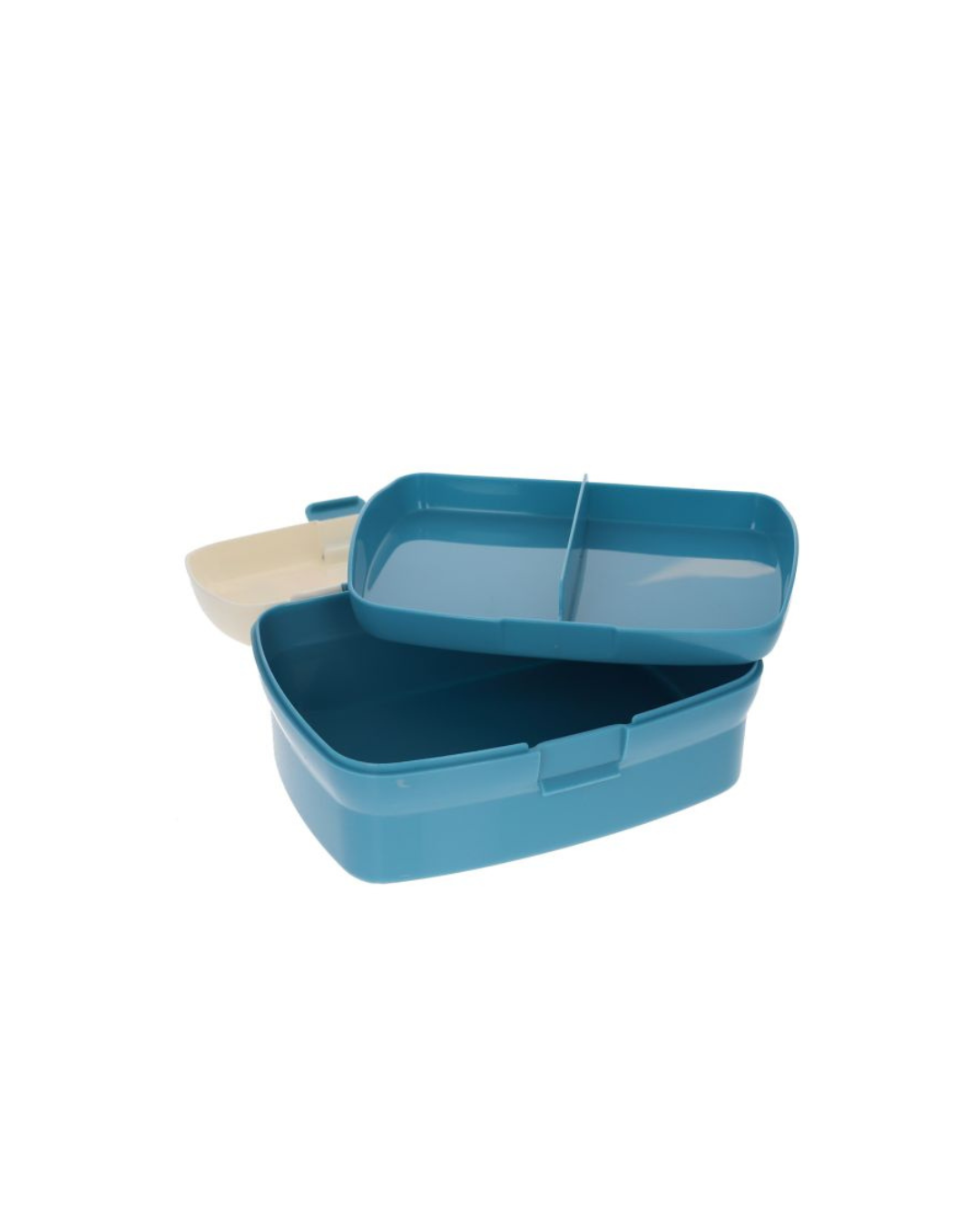 Boîte à goûter à compartiments – Collection Dans les airs, lunch box à 2 étages avec compartiment amovible et système de clips pratique