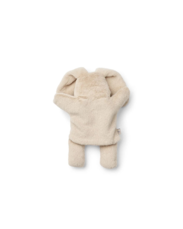Marionnette à main lapin HONOR en peluche douce, fabriquée en polyester recyclé certifié GRS, jouet ludique pour enfants