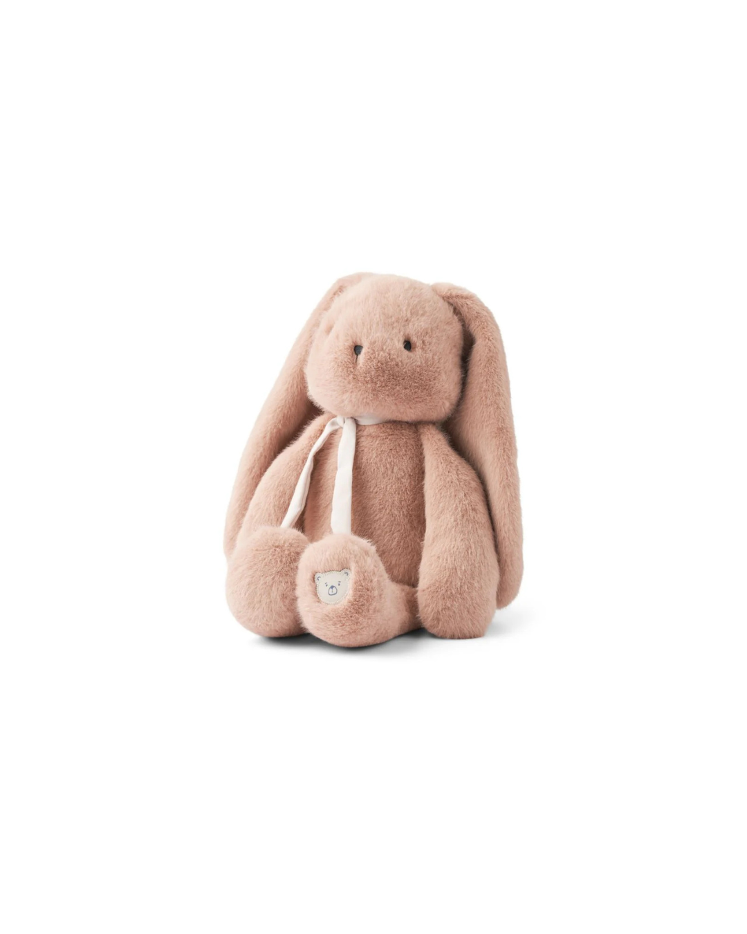 Lapin en peluche BERTO en polyester recyclé 100 % certifié GRS, jouet doux et câlin avec détails brodés