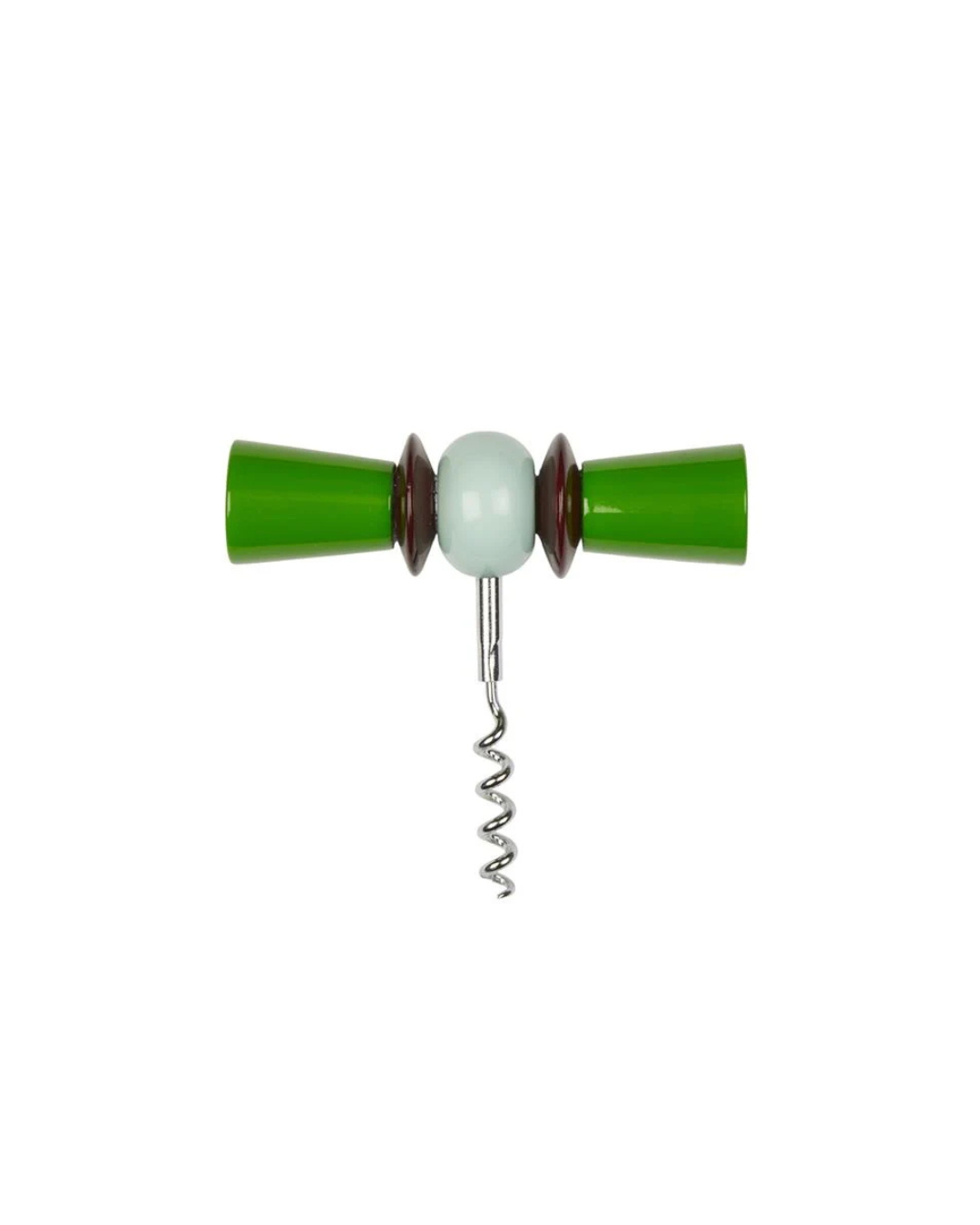 Tire-bouchon design Addison Ross x amie en forme de nœud papillon, coloris vert et eau de Nil, accessoire élégant pour vin et barware de luxe