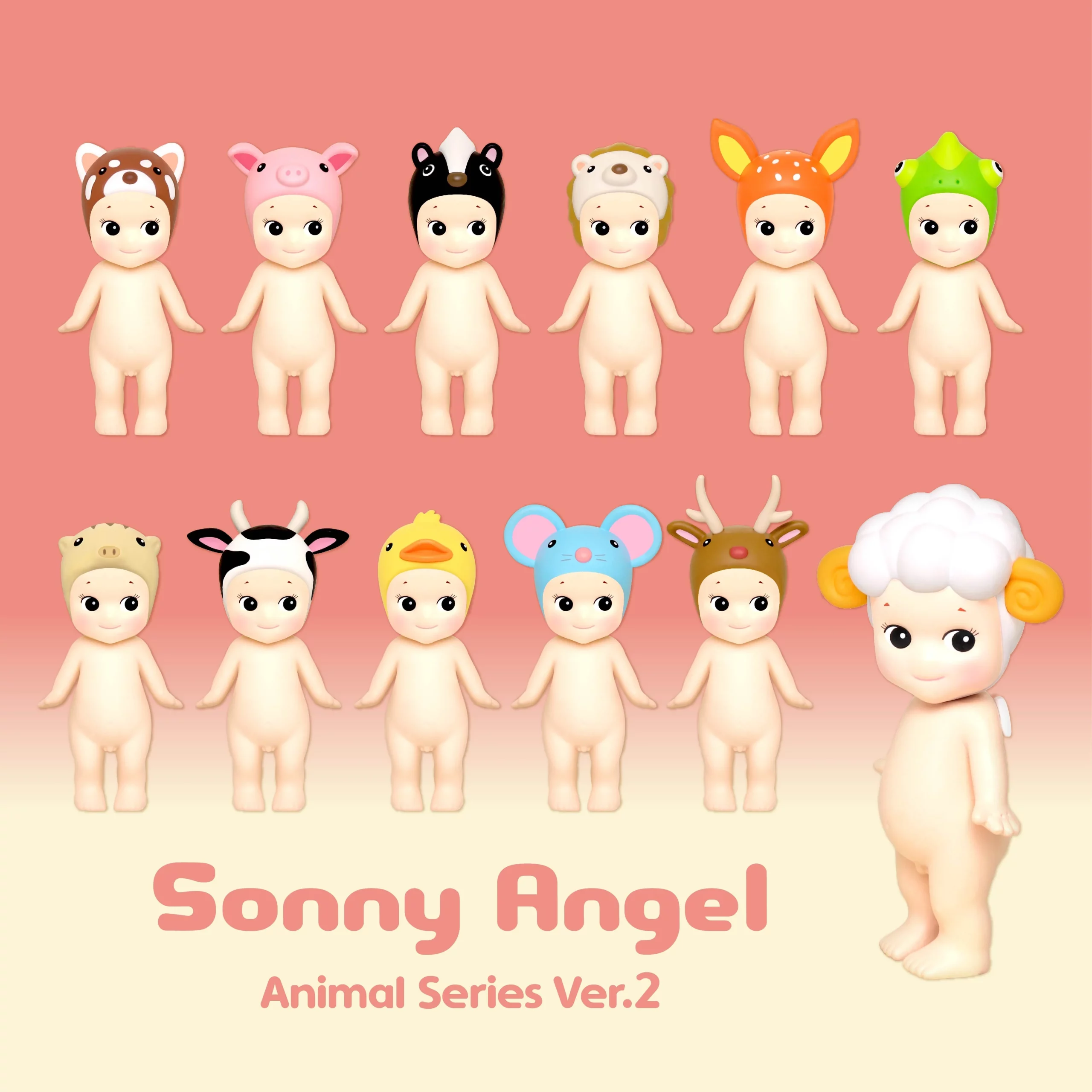 Figurine Sonny Angel Animal Series Ver.2 – Ange kawaii déguisé en animal