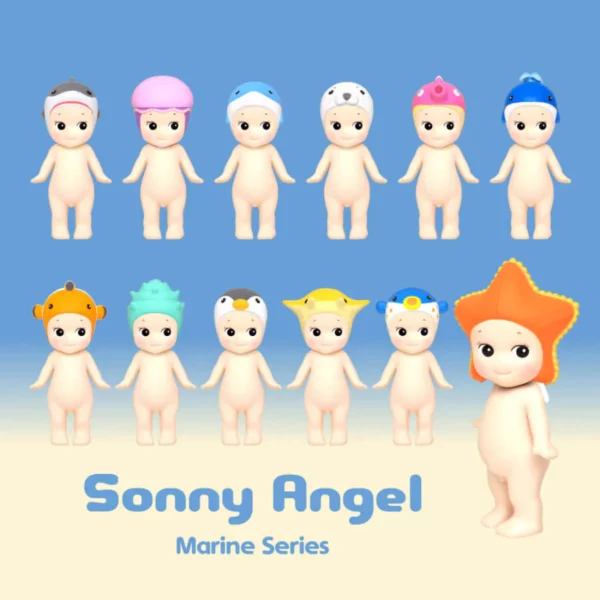 Figurine Sonny Angel Marine Series – Ange déguisé en animal marin dans boîte mystère