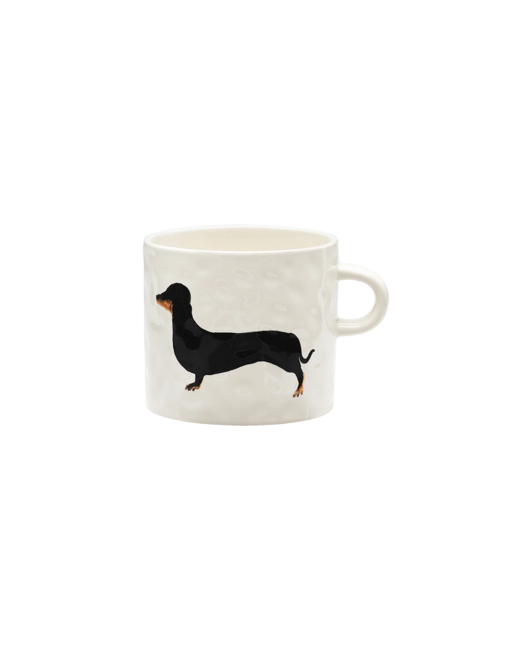 Mug en céramique avec motif teckel – tasse originale chien saucisse