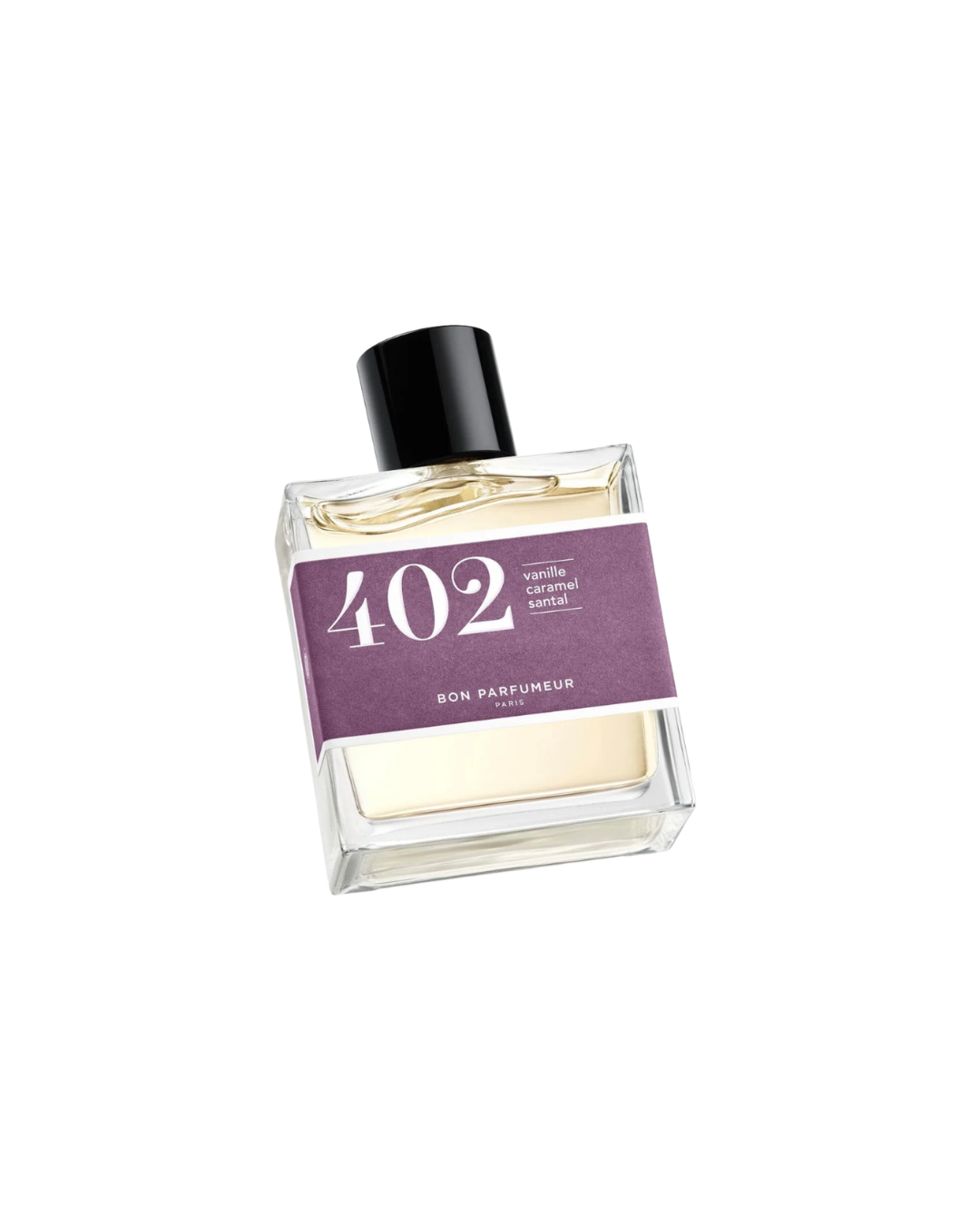 Eau de parfum Bon Parfumeur 402 – Vanille, Caramel et Bois de Santal, flacon 30 ml, parfum gourmand et addictif.