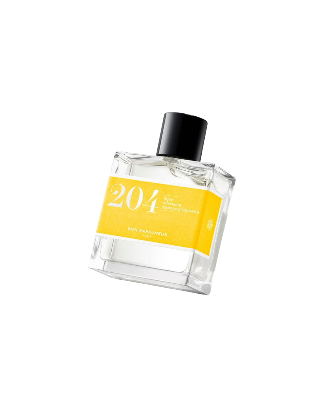 Eau de parfum Bon Parfumeur 204 – Figue, Édamame et Ambrette, flacon 30 ml, parfum frais et solaire, vegan et naturel.