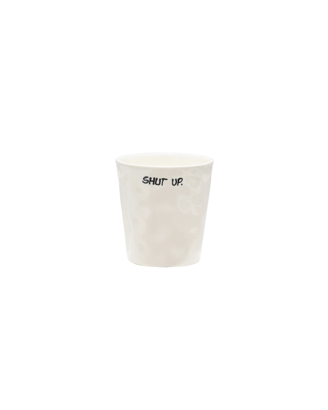 Tasse en céramique Shut Up Coffee – mug original fait main pour café et cappuccino
