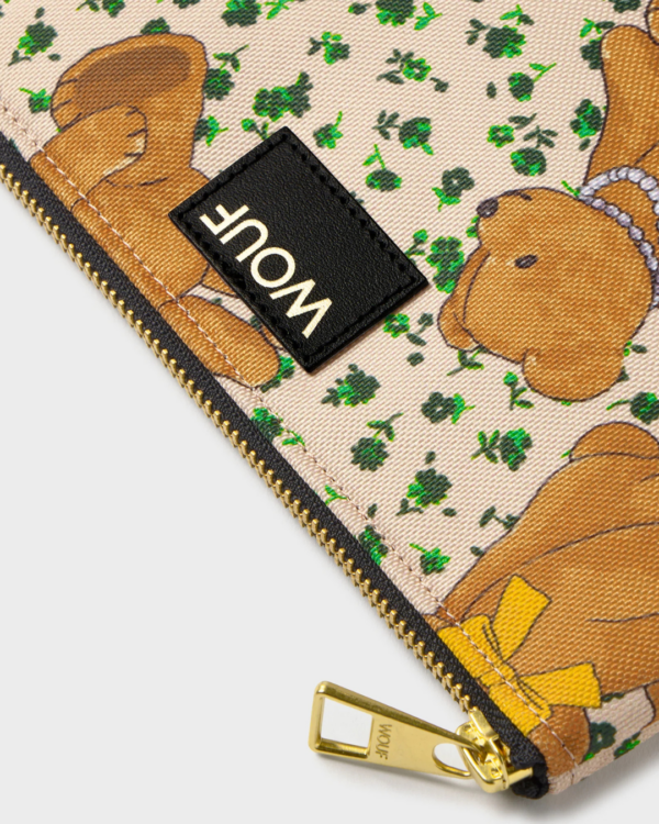 Pochette Cute oursons en tissu recyclé – pochette compacte, déperlante et durable pour ranger vos essentiels