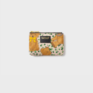 Porte-monnaie Cute oursons en tissu recyclé – compact, pratique et déperlant avec fente arrière pour cartes