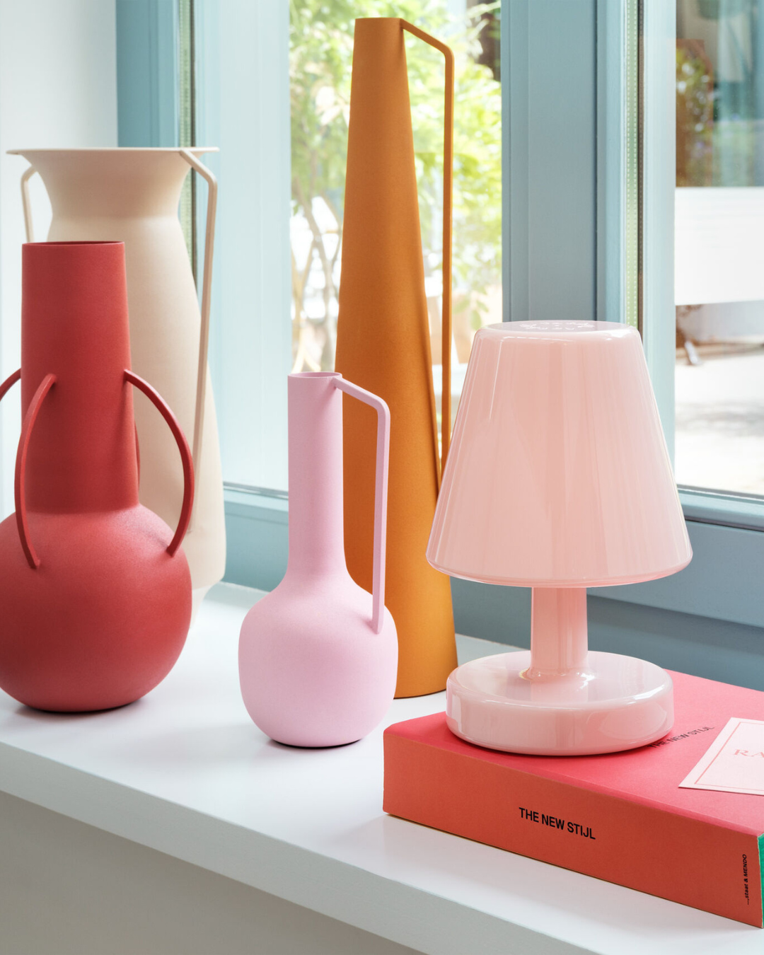 Lampe Edison The Ambiance Soft Pink – Lampe de table sans fil design et apaisante