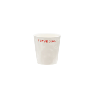 Tasse en céramique I Love You – mug original fait main pour café, espresso et cappuccino