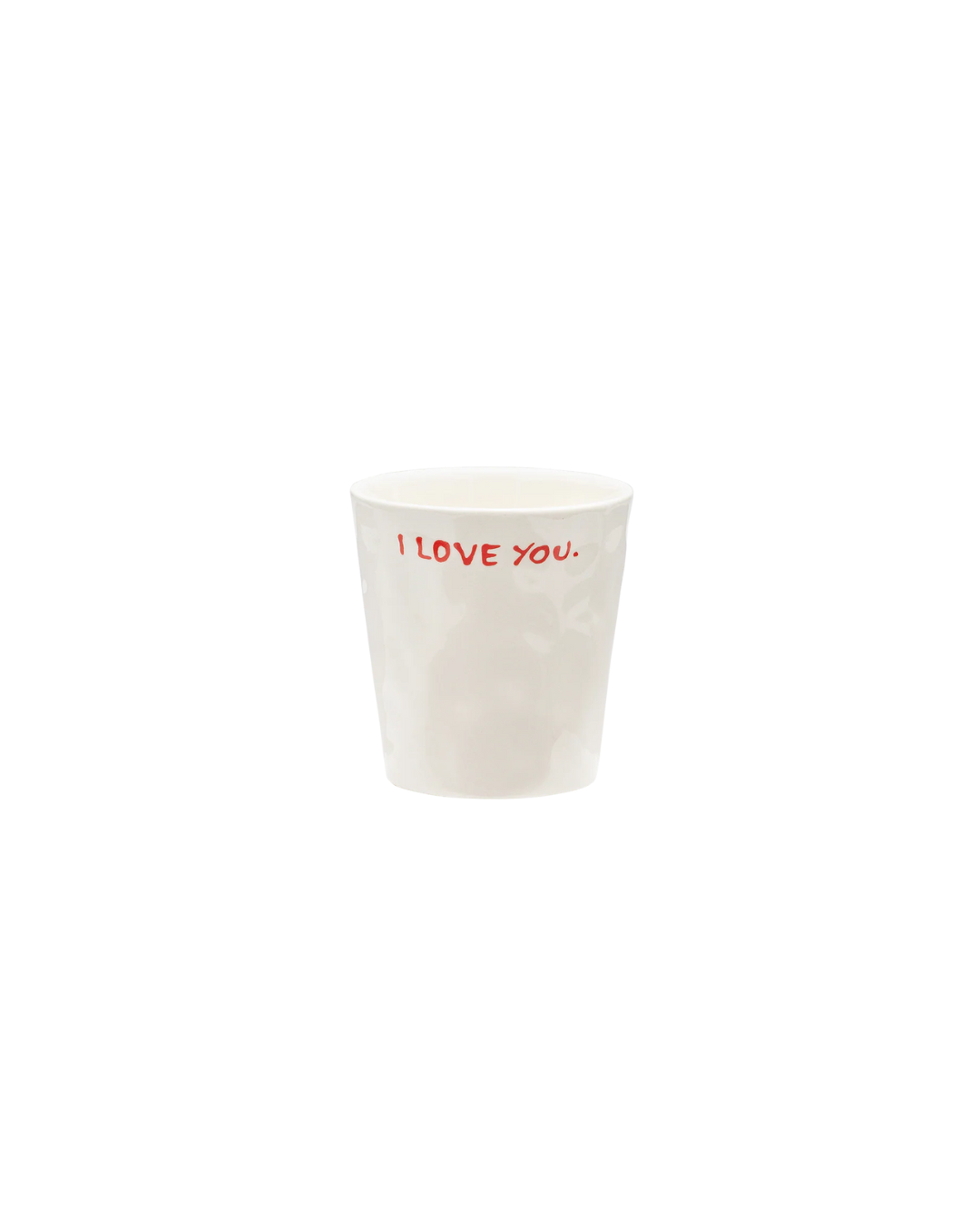 Tasse en céramique I Love You – mug original fait main pour café, espresso et cappuccino