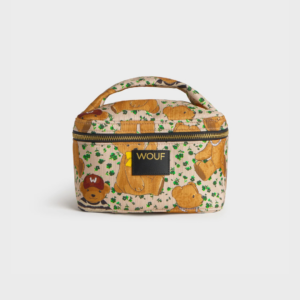 Vanity Cute oursons en tissu recyclé – trousse de toilette pratique, déperlante et durable avec grand compartiment