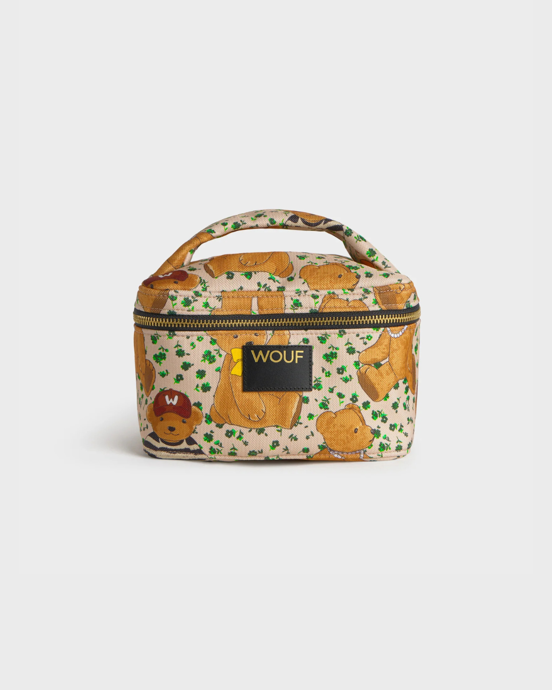 Vanity Cute oursons en tissu recyclé – trousse de toilette pratique, déperlante et durable avec grand compartiment