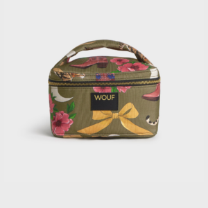 Vanity Rodeo kaki en tissu recyclé – trousse de toilette pratique, déperlante et durable avec grand compartiment